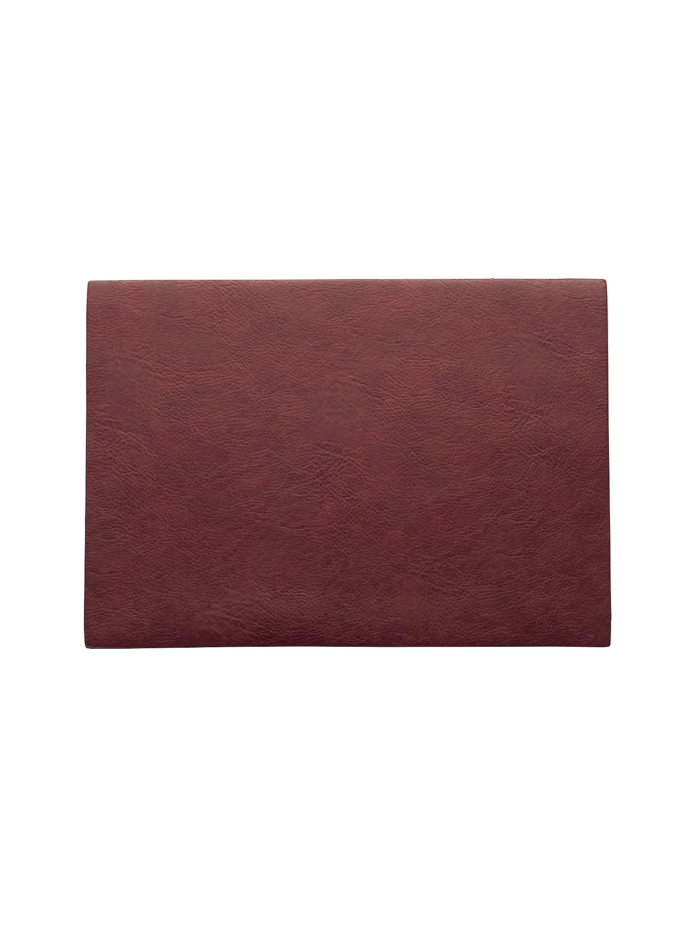 ASA SELECTION | Tischset "Vegan Leather" (Silver Cloud) | rot