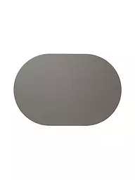 ASA SELECTION | Tischset oval 49,5 x 33cm Emerald  | grau