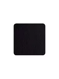 ASA SELECTION | Untersetzer in Lederoptik 10x10cm 4er Schwarz | schwarz