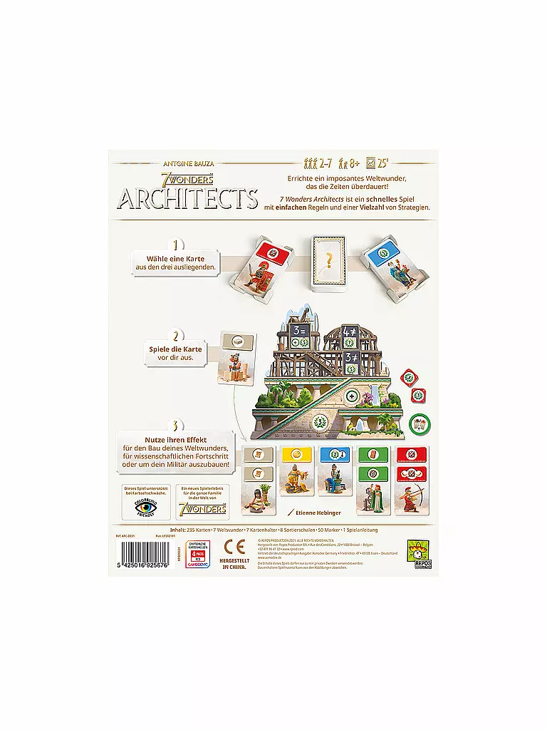 ASMODEE | 7 Wonders Architects | keine Farbe