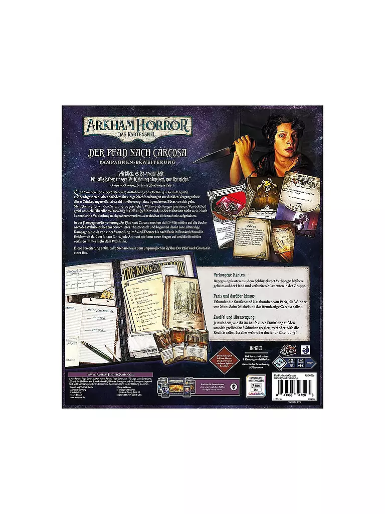 Asmodee - Arkham Horror LCG – La Città Sommersa – Esp. Investigatori, Espansione Gioco da Tavolo, 1-4 Giocatori, 14+ Anni, Edizione in Italiano