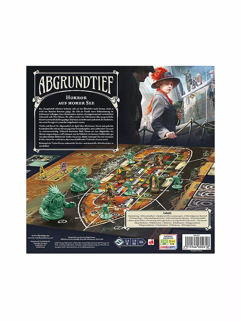 ASMODEE | Brettspiel - Abgrundtief | keine Farbe
