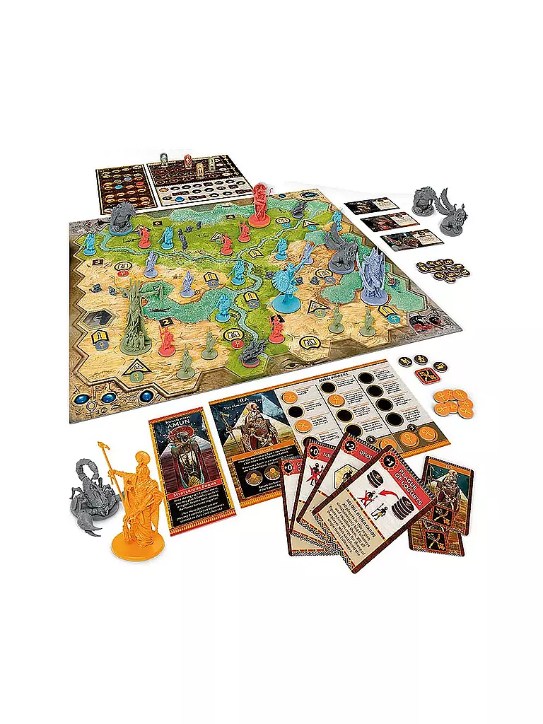 Götter Und Atributen ASMODEE Brettspiel - Ankh: Die Götter Ägyptens keine Farbe