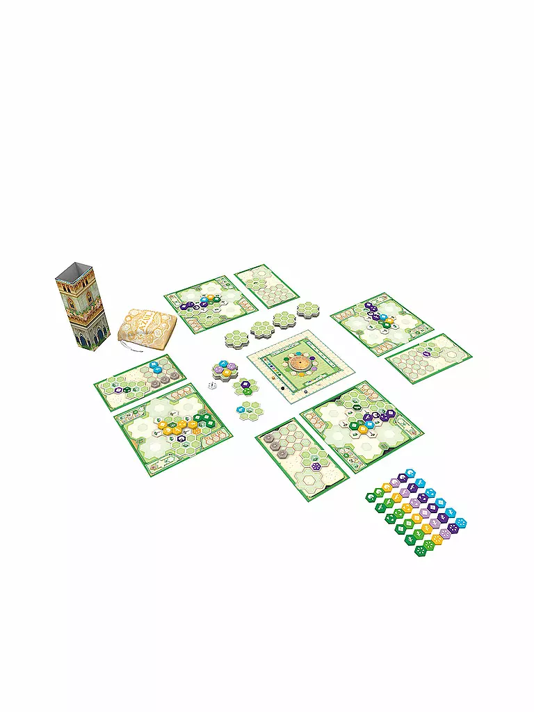 ASMODEE | Brettspiel - Azul – Die Gärten der Königin | keine Farbe