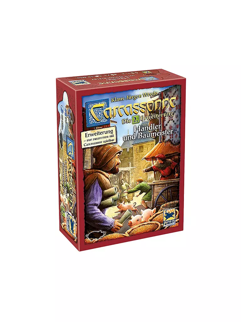 ASMODEE | Brettspiel - Carcassonne – Händler und Baumeister | keine Farbe
