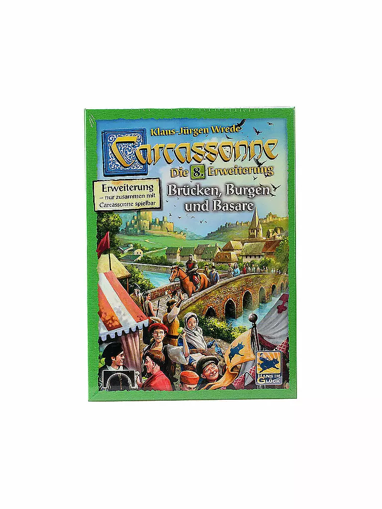 ASMODEE | Brettspiel - Carcassonne - Brücken, Burgen und Basare (8. Erweiterung) | keine Farbe