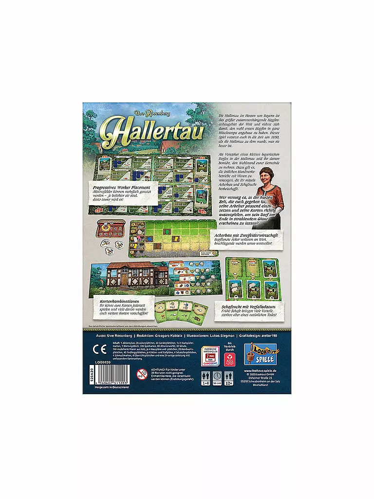 ASMODEE | Brettspiel - Hallertau | keine Farbe