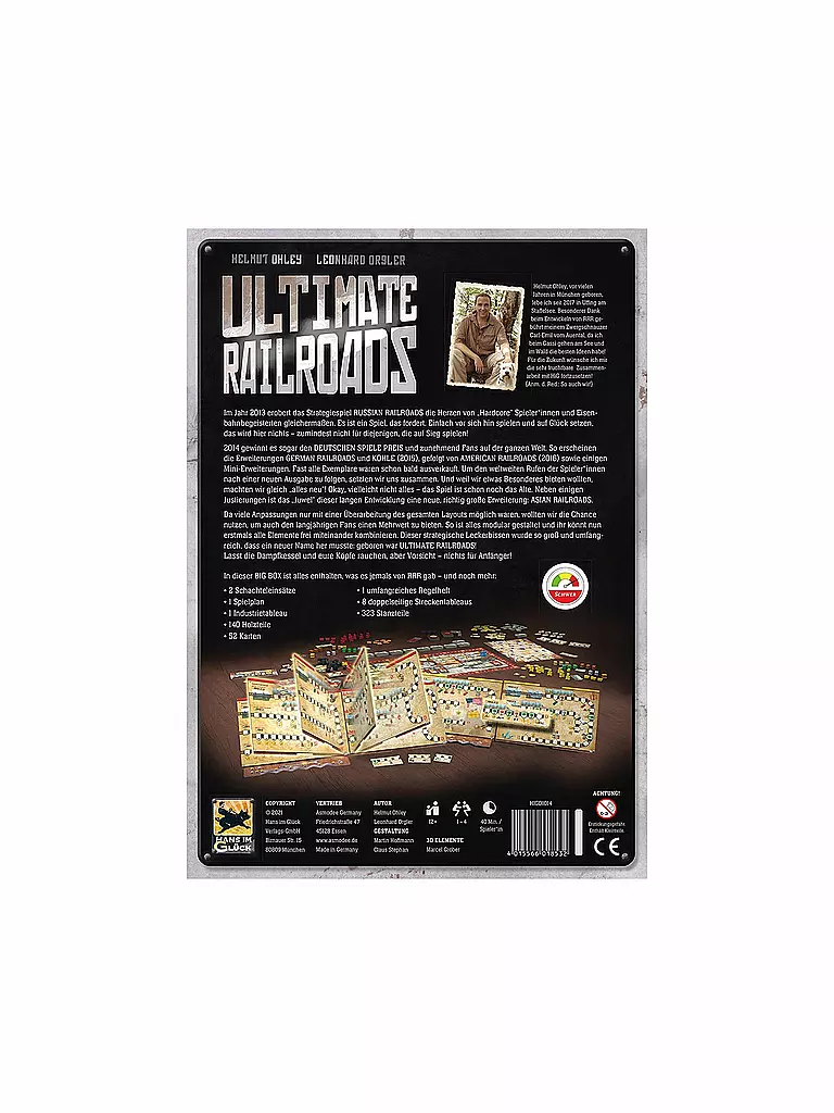 ASMODEE | Brettspiel - Ultimate Railroads | keine Farbe