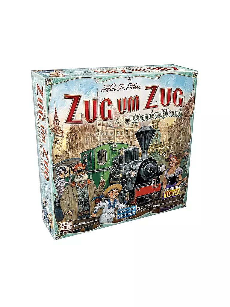 ASMODEE | Brettspiel - Zug um Zug - Deutschland | keine Farbe