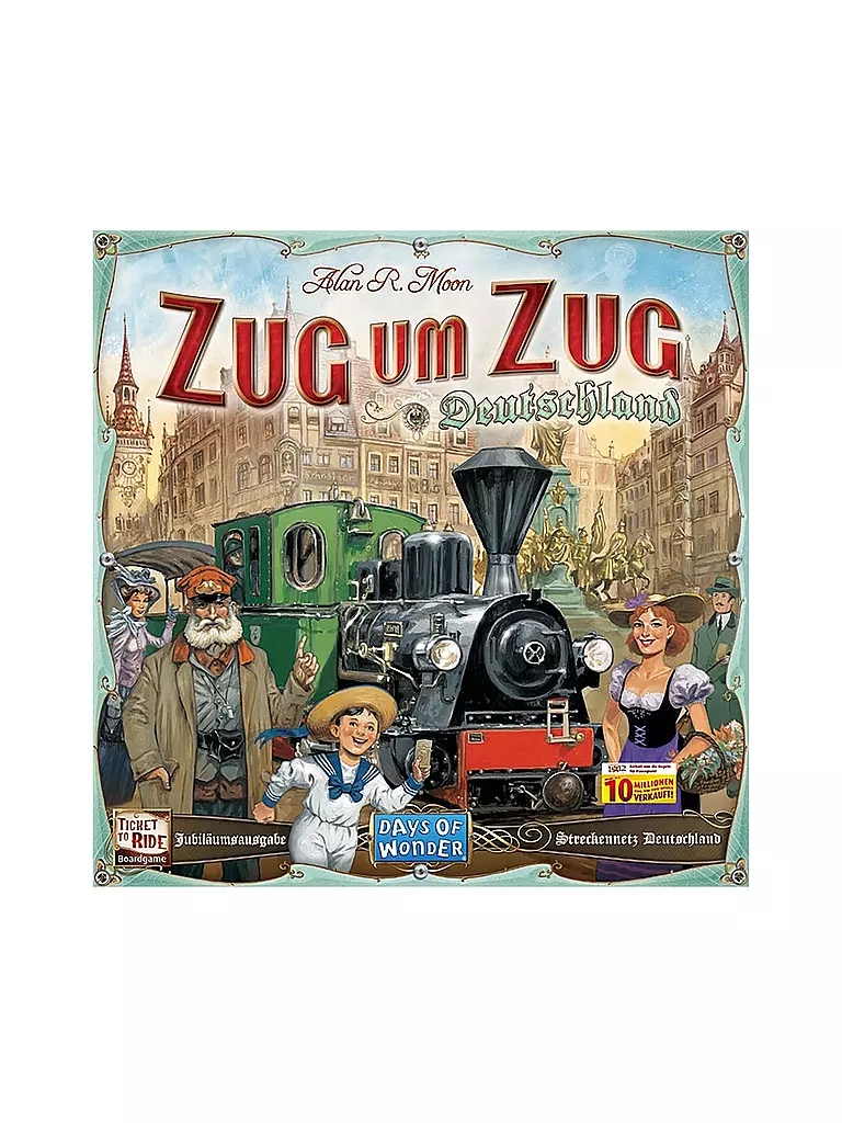 ASMODEE | Brettspiel - Zug um Zug - Deutschland | keine Farbe
