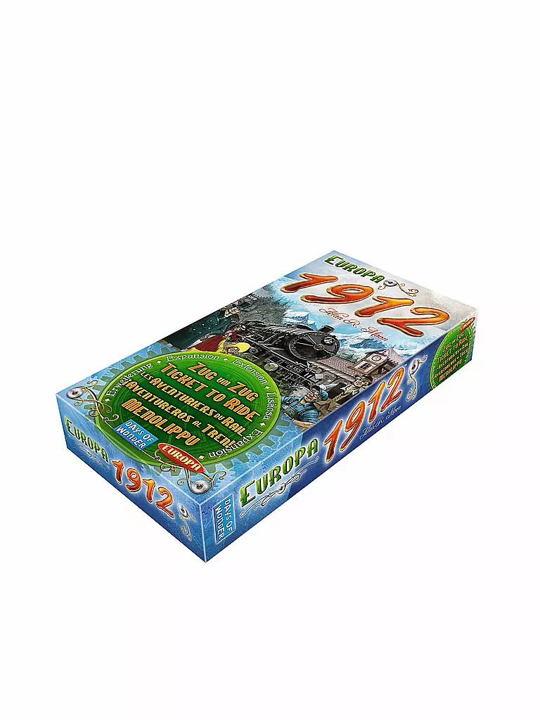 ASMODEE | Brettspiel - Zug um Zug - Europa 1912 Erweiterung DE | keine Farbe