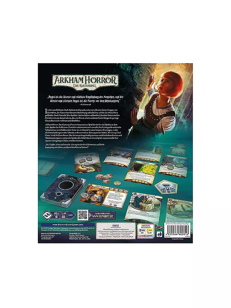 ASMODEE | RKHAM HORROR LCG: Grundspiel (Neuauflage) - DE | keine Farbe