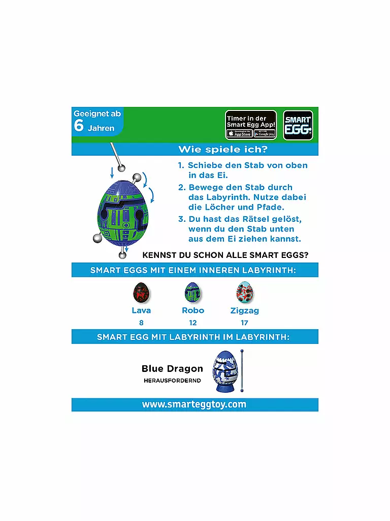 ASMODEE | Smart Egg 1-Layer Robo | keine Farbe