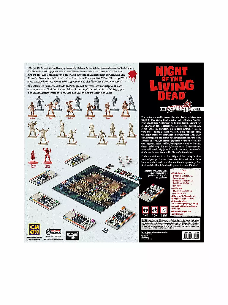 ASMODEE | Zombicide - Night of the Living Dead  | keine Farbe