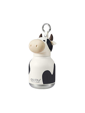 ASOBU | Kinder Mini-Isolierflasche KUH 0,2l  Weiss/Schwarz