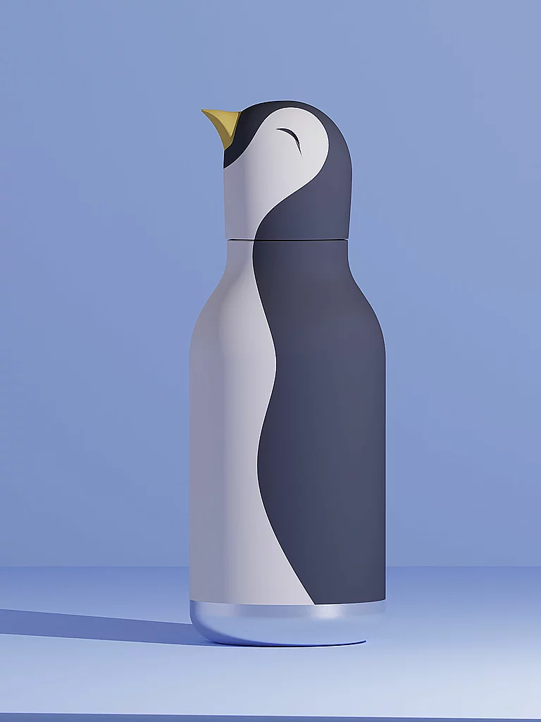 Gourde isotherme bestie pingouin (460 ml)