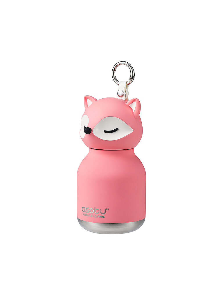 ASOBU Kinder Mini-Isolierflasche FUCHS 0,2l Koralle koralle