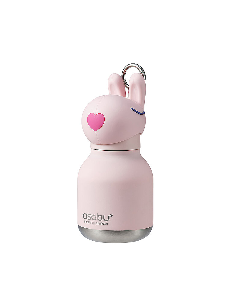 ASOBU Kinder Mini-Isolierflasche FUCHS 0,2l Rosa rosa