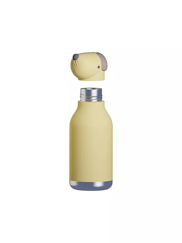 ASOBU | Isolierflasche 460ml HUND gelb | gelb