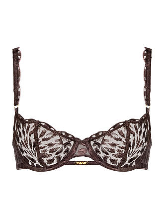 AUBADE | BH mit Bügel BH HALBSCHALE CRAZY IN LOVE satin brown