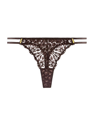 AUBADE | String CRAZY IN LOVE marrone satinato