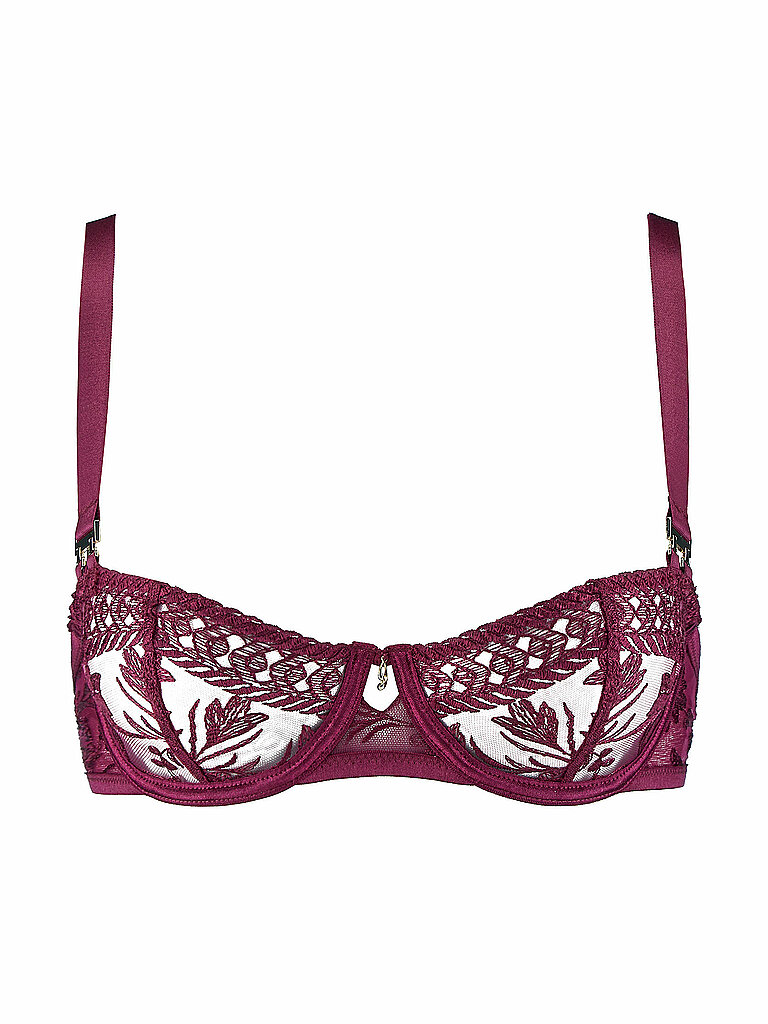 AUBADE Halbschalen BH mit Reifen MAGNETIC SPELL crimson – AUBADE