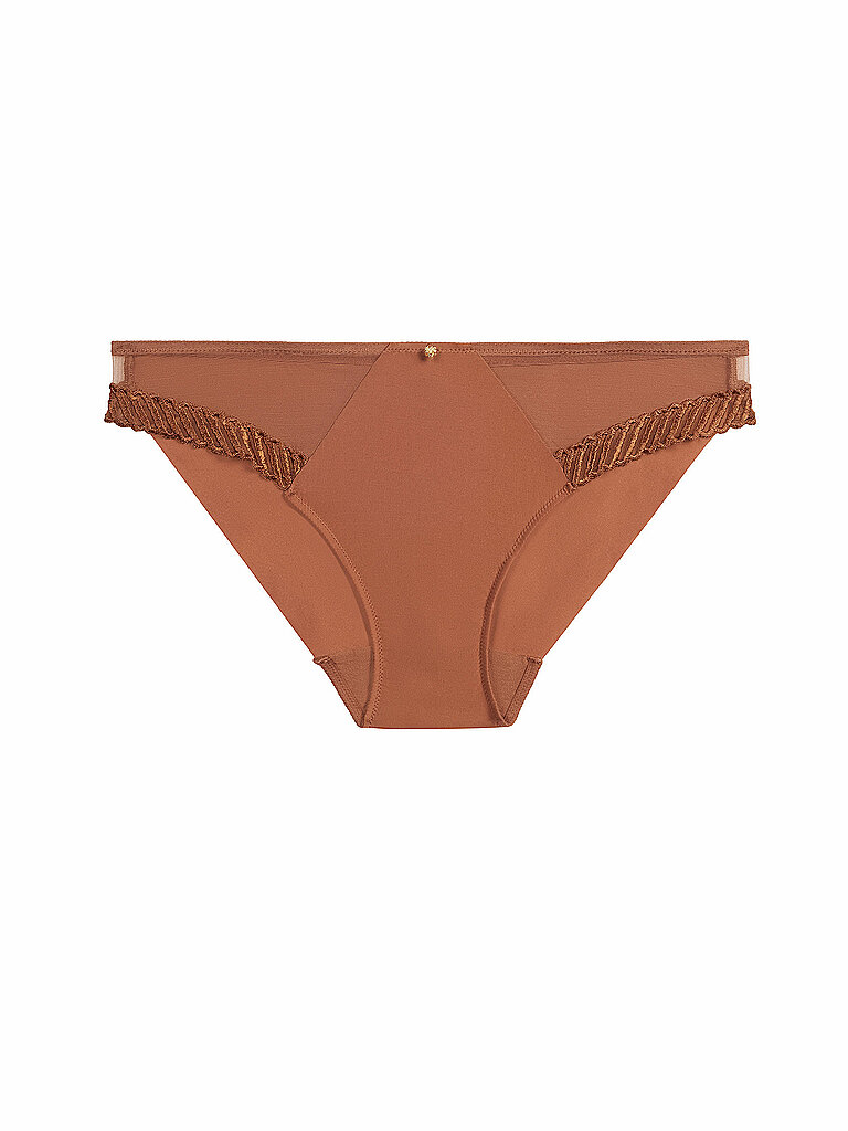 AUBADE Slip SHEER EMOTION honey hellbraun | 36