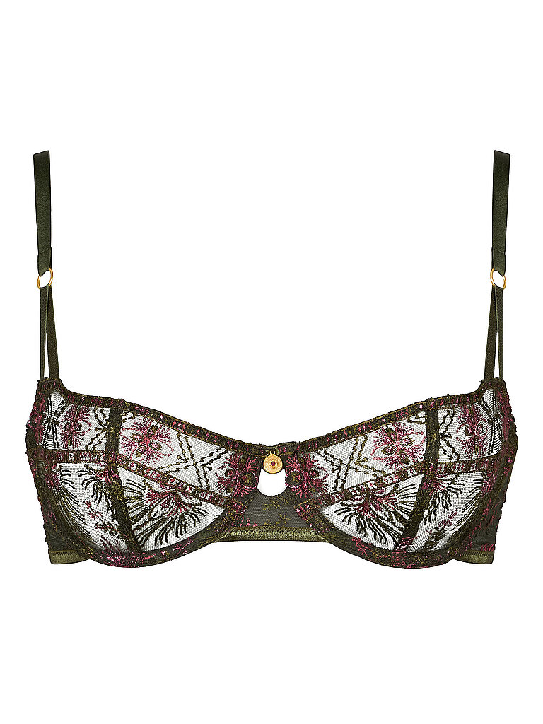 AUBADE BH mit Bügel SOUND OF HEART dark garden olive | 75C – AUBADE