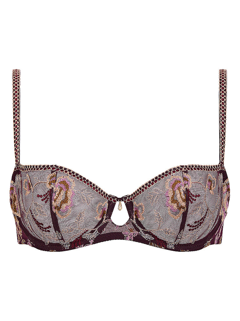 AUBADE BH mit Bügel MIDNIGHT OPERA secret purple dunkelrot | 75C