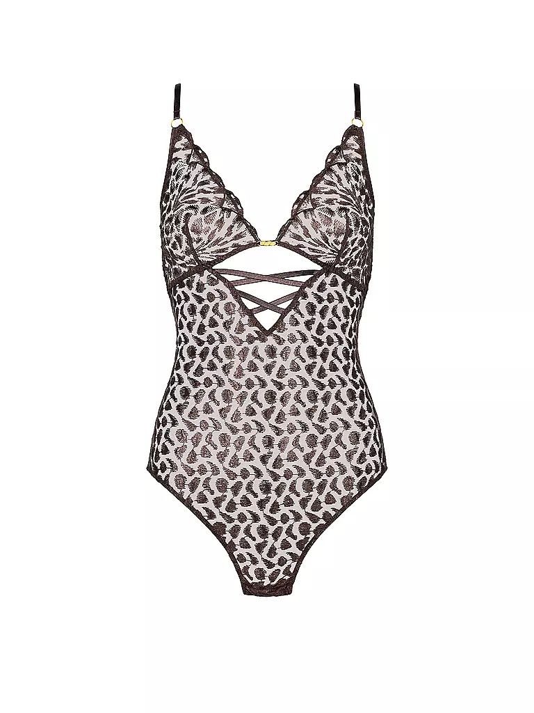 AUBADE | Body ohne Bügel CRAZY IN LOVE satin brown | braun