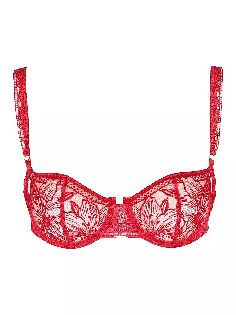 AUBADE | Halbschalen BH mit Bügel COEUR A CORPS rouge rebelle  | rot