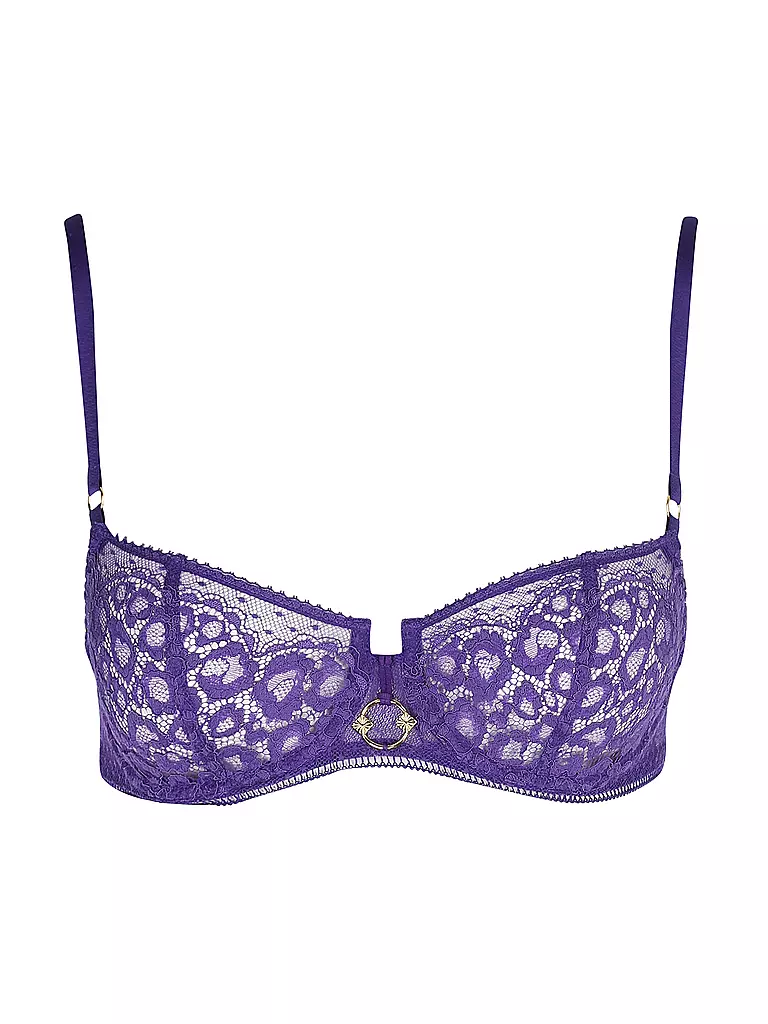 AUBADE | Halbschalen BH mit Bügel ILLUSION FAUVE ultraviolet | lila