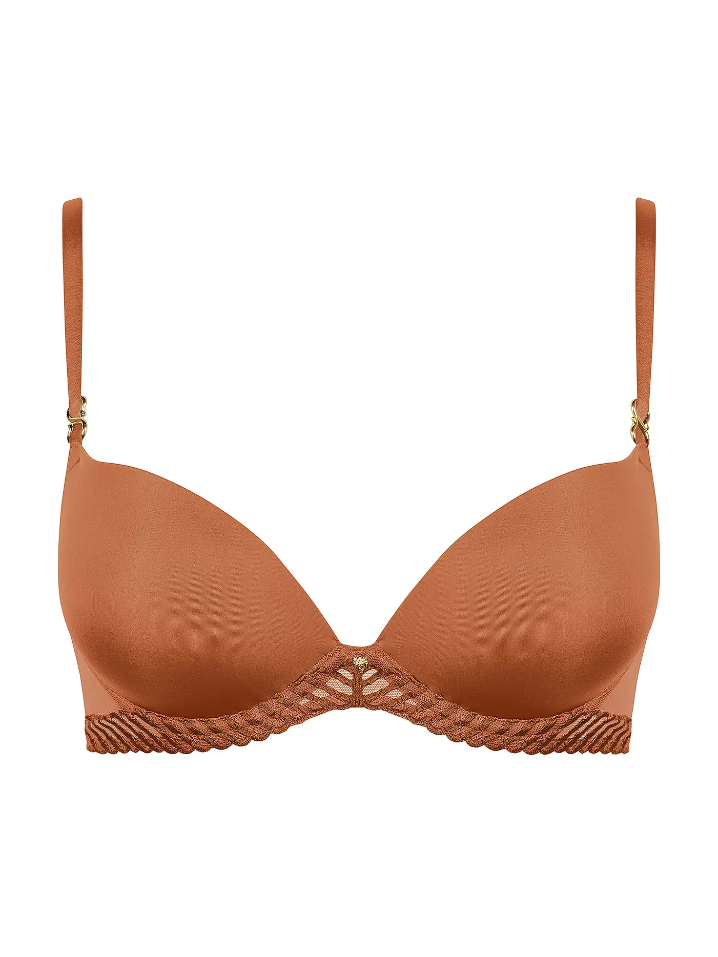AUBADE | Push Up BH SHEER EMOTION honey | hellbraun