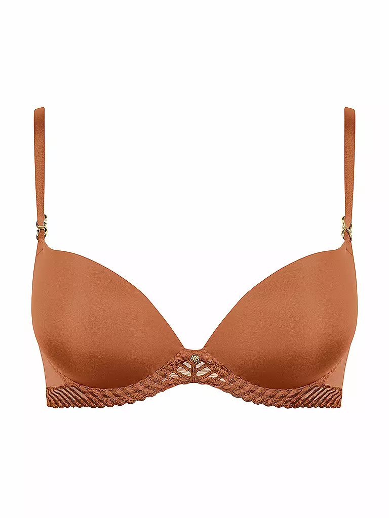AUBADE | Push Up BH SHEER EMOTION honey | hellbraun
