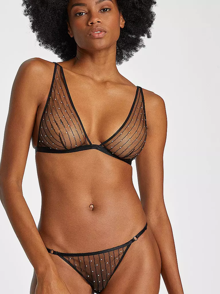 AUBADE | Set - Slip und Bralette NUIT ETOILEE | schwarz