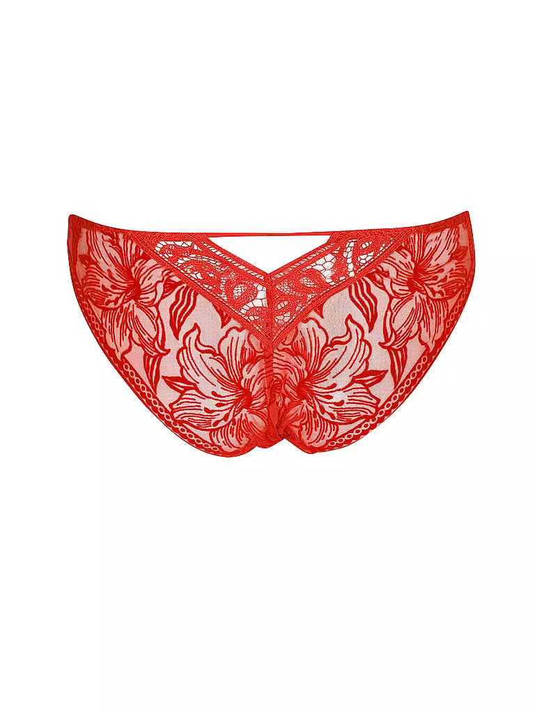 AUBADE | Slip COEUR A CORPS rouge rebelle  | rot