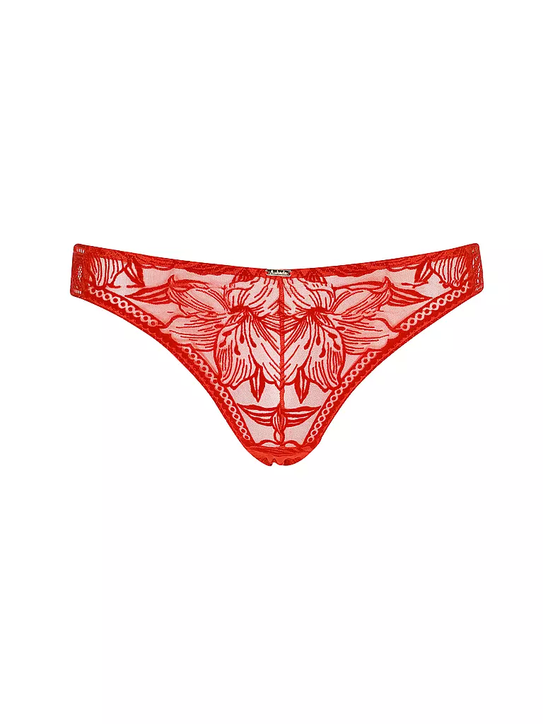 AUBADE | String COEUR A CORPS rouge rebelle  | rot
