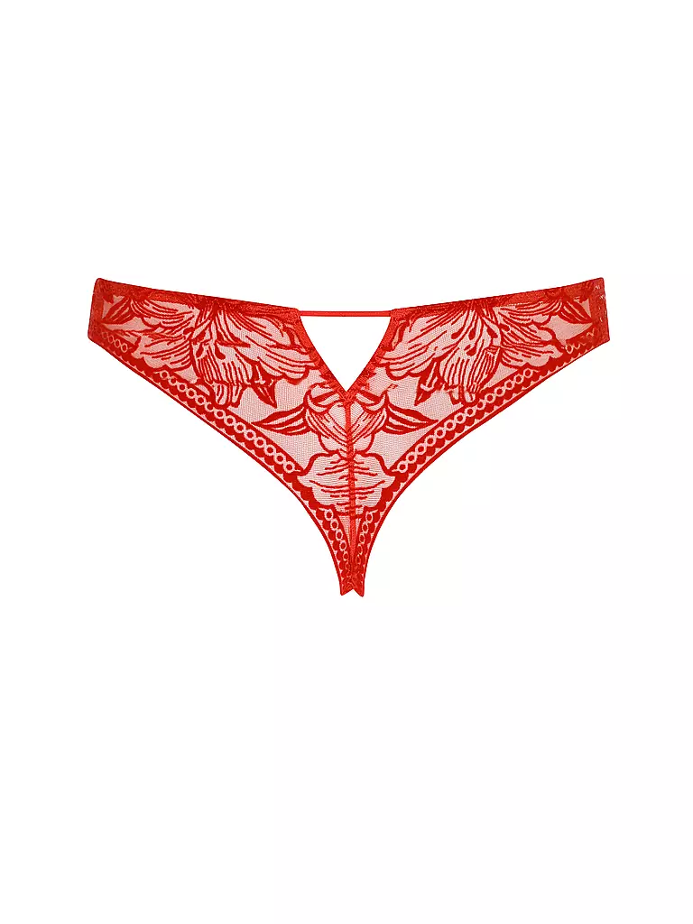 AUBADE | String COEUR A CORPS rouge rebelle  | rot