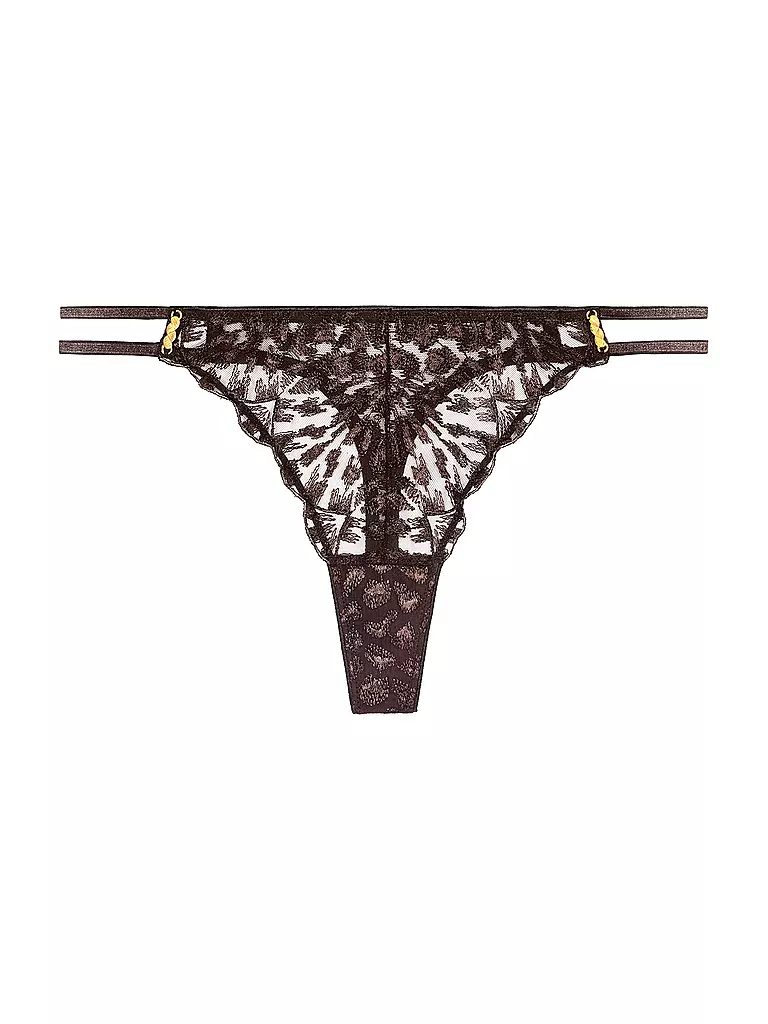 AUBADE | String CRAZY IN LOVE satin brown | braun