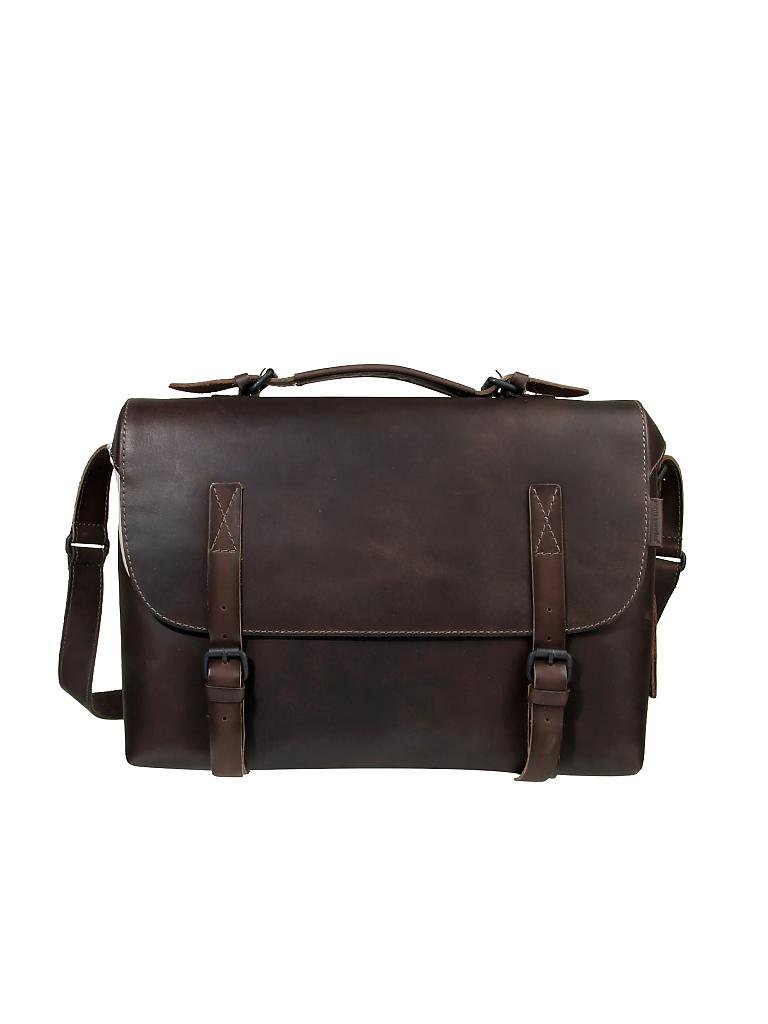 AUNTS & UNCLES | Ledertasche - Laptoptasche "Good Old Friends - Fella" | braun