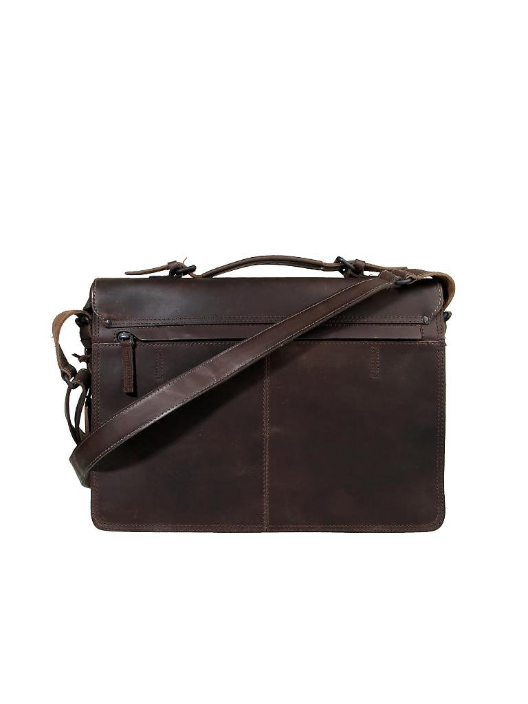 AUNTS & UNCLES | Ledertasche - Laptoptasche "Good Old Friends - Fella" | braun