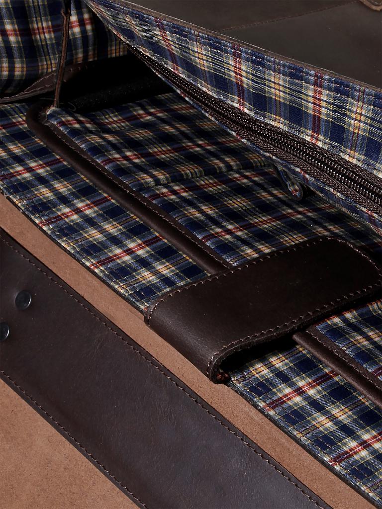 AUNTS & UNCLES | Ledertasche - Laptoptasche "Good Old Friends - Fella" | braun