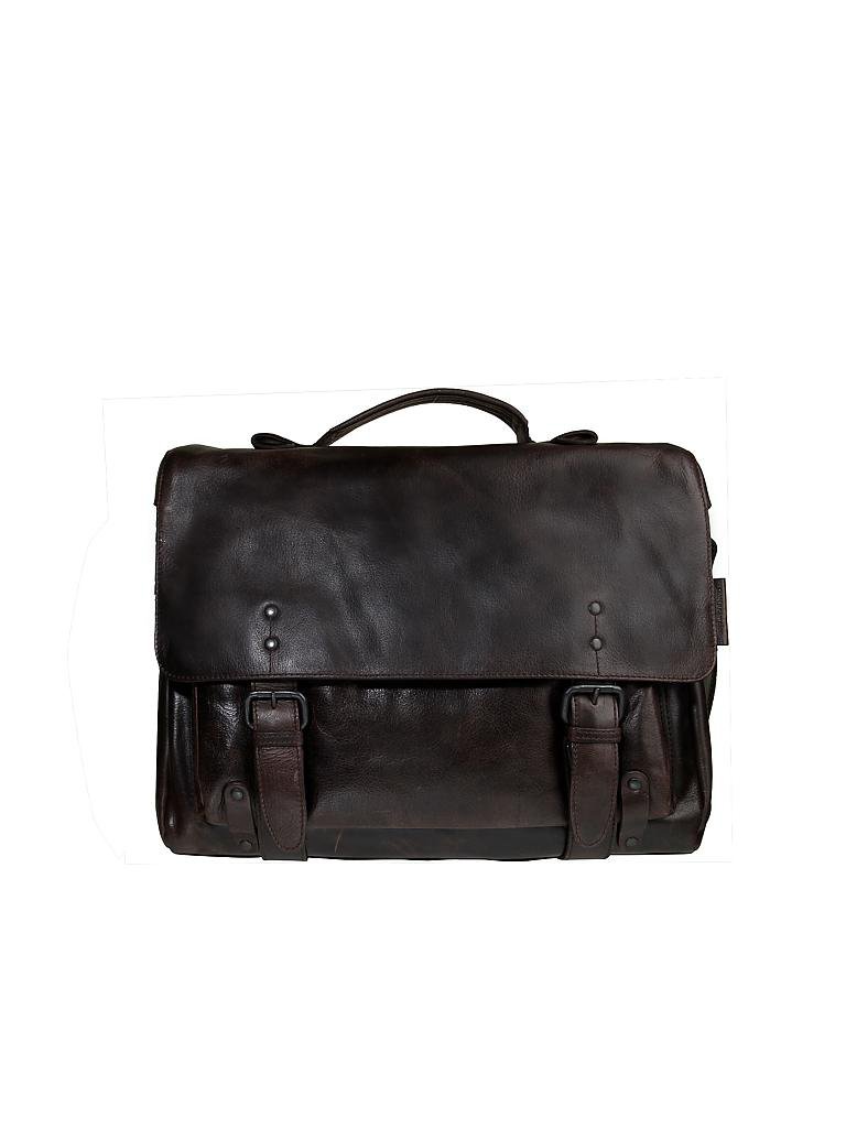 AUNTS & UNCLES | Ledertasche - Laptoptasche "Workmates - Trouble Shooter" | braun