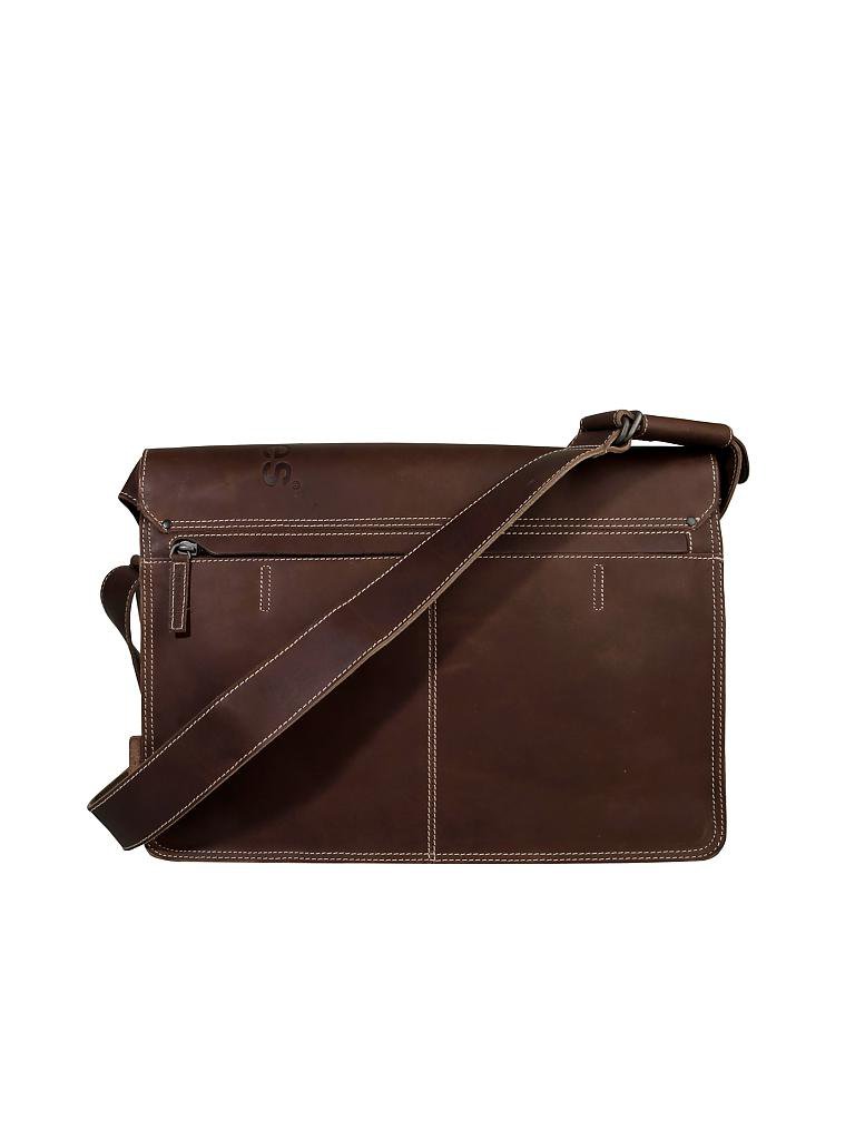 AUNTS & UNCLES | Ledertasche - Postbag "Hunter - Big Judd" | braun