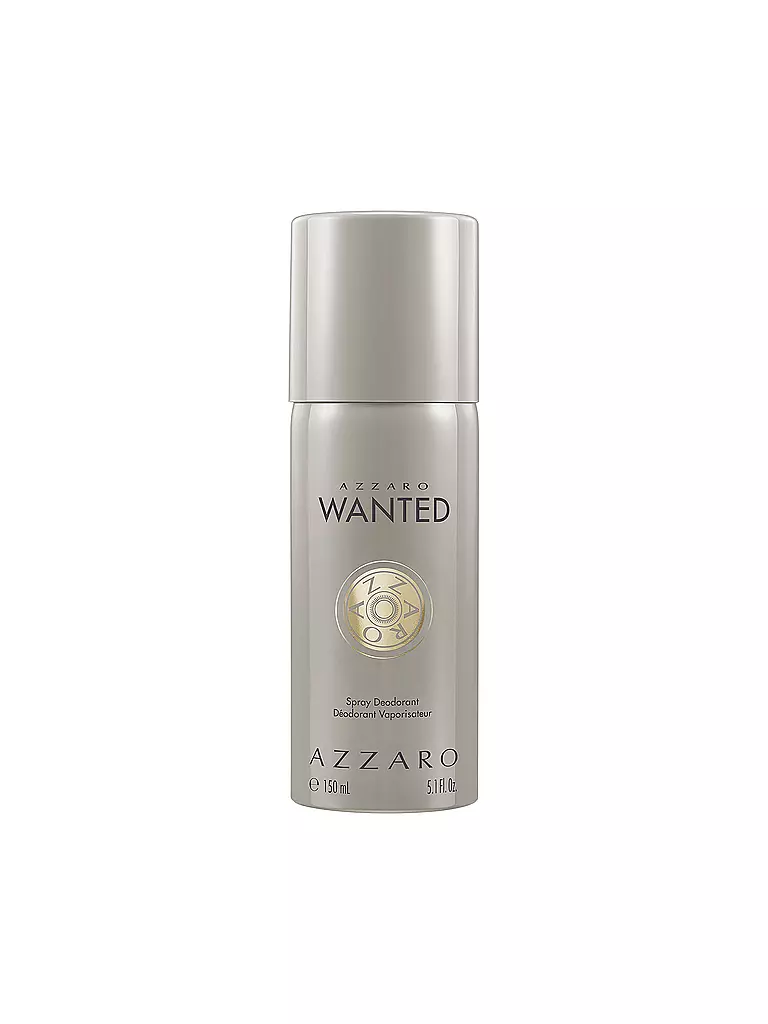 AZZARO | Wanted Deodorant Spray (Aluminium frei) 150ml | keine Farbe