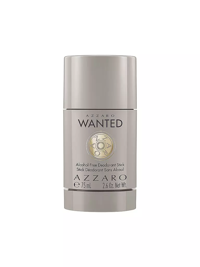 AZZARO | Wanted Deodorant Stick (Aluminium frei) 75ml | keine Farbe