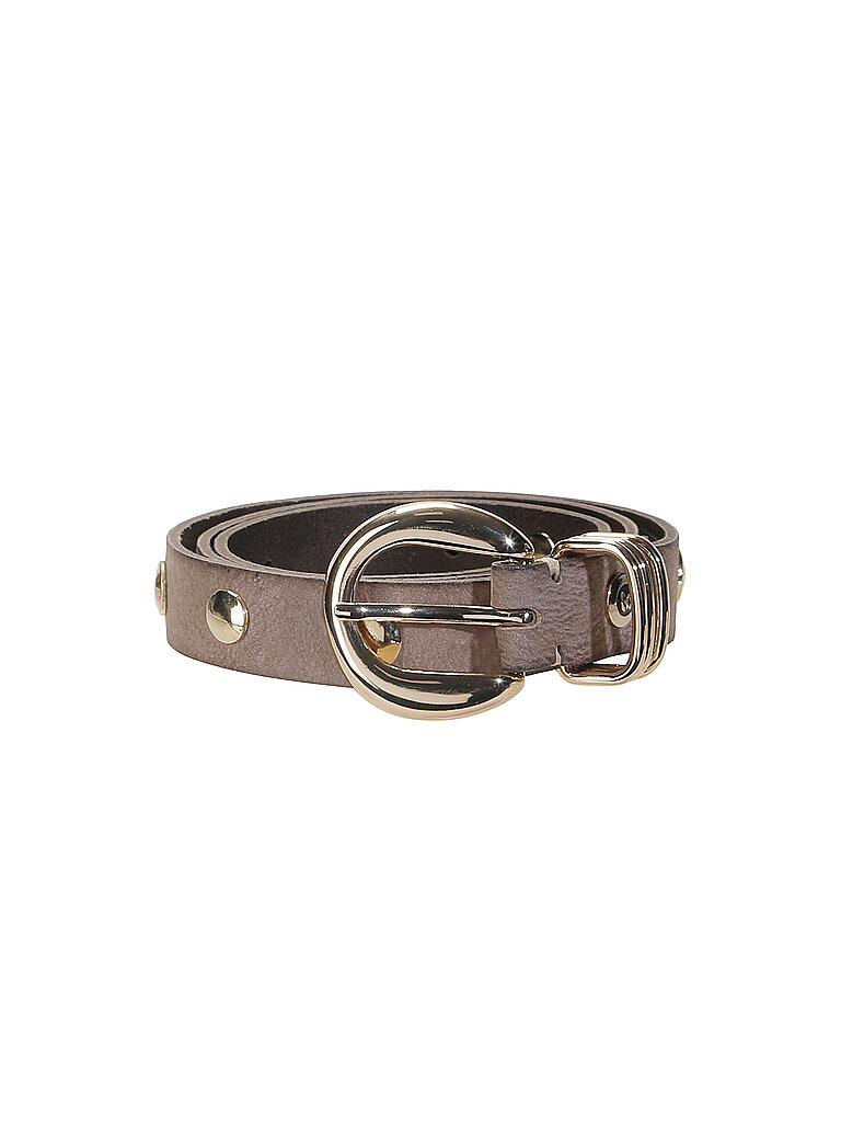 B.BELT Ledergürtel  grau | 85