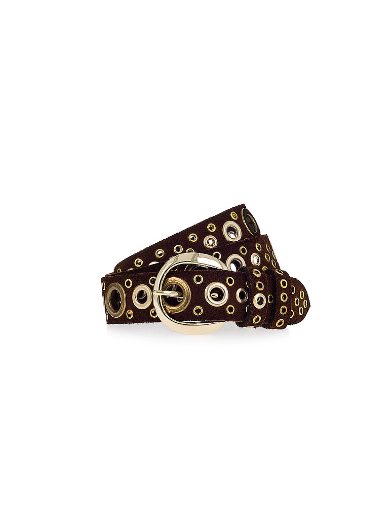 B.BELT Ledergürtel  braun | 90