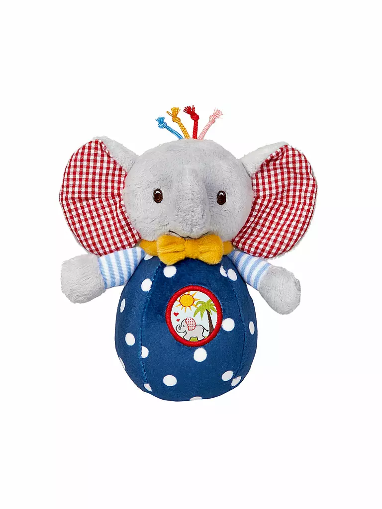 BABY GLÜCK | Steh-auf-Elefant mit Glockenspiel BabyGlück | blau