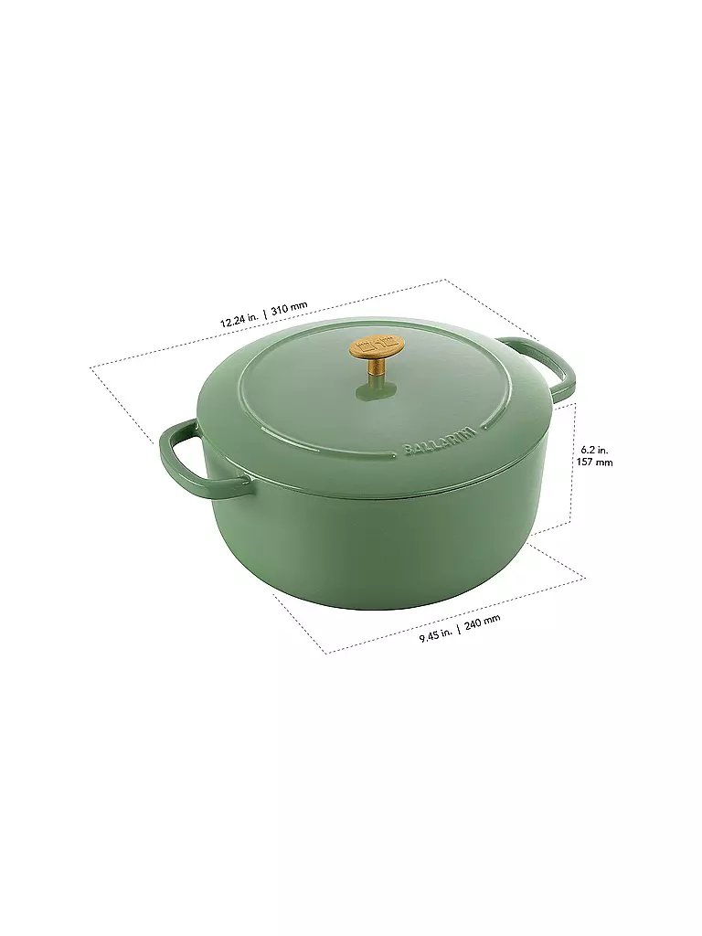BALLARINI | Kochtopf BELLAMONTE 24cm Gruen  | grün